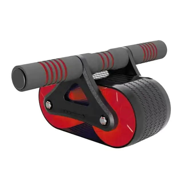 "Core Strength Ab Wheel Trainer: Advanced Automatic Rebound System