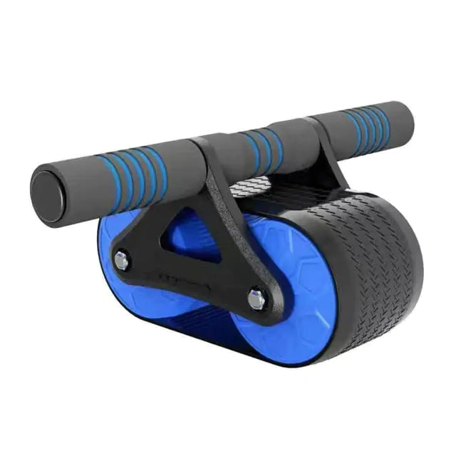 "Core Strength Ab Wheel Trainer: Advanced Automatic Rebound System